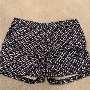 Michael Kors Blue & White Design Shorts